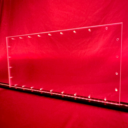 Sound Authority Plexiglass - 24" x 12" Blank Acrylic Window For Subwoofer Box
