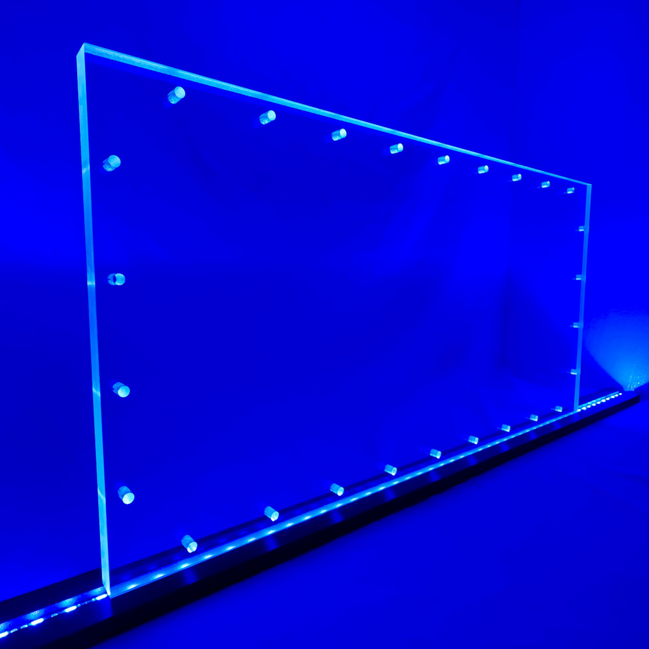 Sound Authority Plexiglass - 24" x 12" Blank Acrylic Window For Subwoofer Box