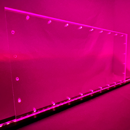 Sound Authority Plexiglass - 24" x 12" Blank Acrylic Window For Subwoofer Box