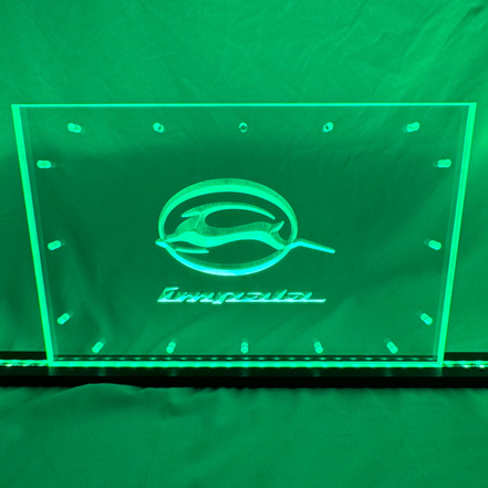 Sound Authority Plexiglass - 15" x 10" 3D Engraved Acrylic Window For Subwoofer Box