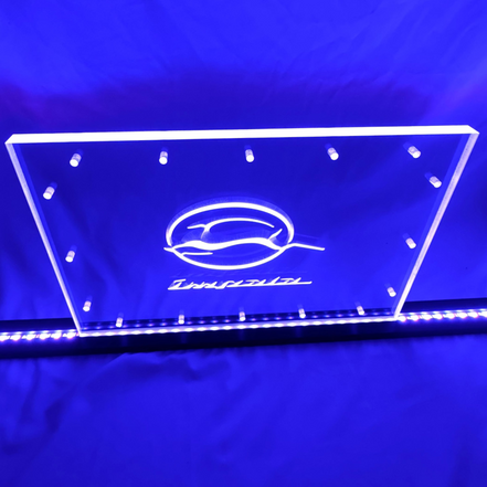Sound Authority Plexiglass - 15" x 10" 3D Engraved Acrylic Window For Subwoofer Box