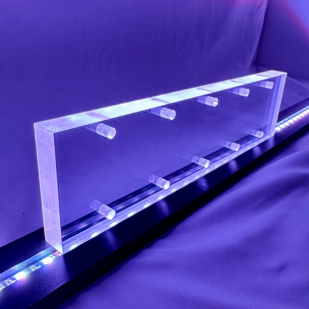 Sound Authority Plexiglass - 12" x 3" Blank Acrylic Window For Subwoofer Box