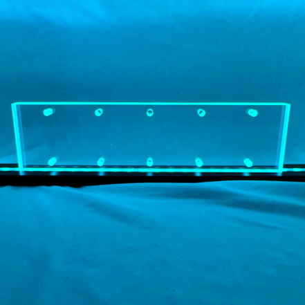 Sound Authority Plexiglass - 12" x 3" Blank Acrylic Window For Subwoofer Box