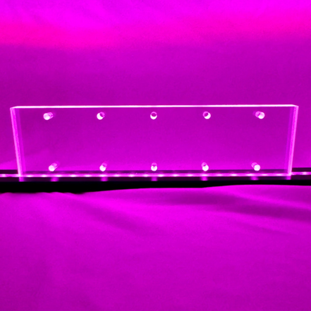 Sound Authority Plexiglass - 12" x 3" Blank Acrylic Window For Subwoofer Box