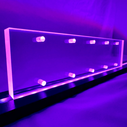 Sound Authority Plexiglass - 12" x 3" Blank Acrylic Window For Subwoofer Box