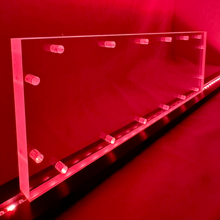 Sound Authority Plexiglass - 15" x 5" Blank Acrylic Window For Subwoofer Box