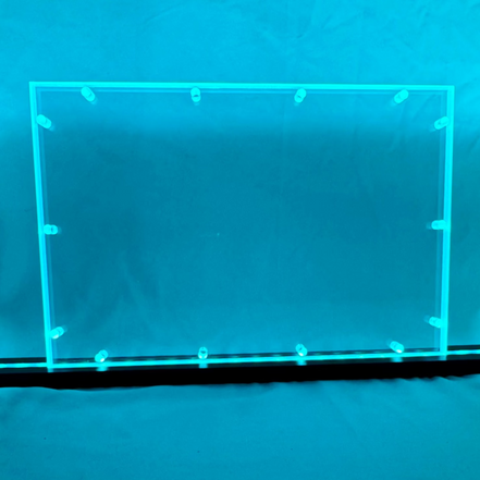 Sound Authority Plexiglass - 12" x 8" Blank Acrylic Window For Subwoofer Box