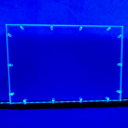 Sound Authority Plexiglass - 12" x 8" Blank Acrylic Window For Subwoofer Box