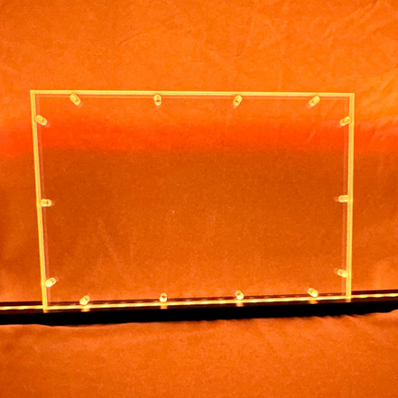 Sound Authority Plexiglass - 12" x 8" Blank Acrylic Window For Subwoofer Box