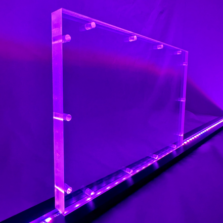 Sound Authority Plexiglass - 12" x 8" Blank Acrylic Window For Subwoofer Box