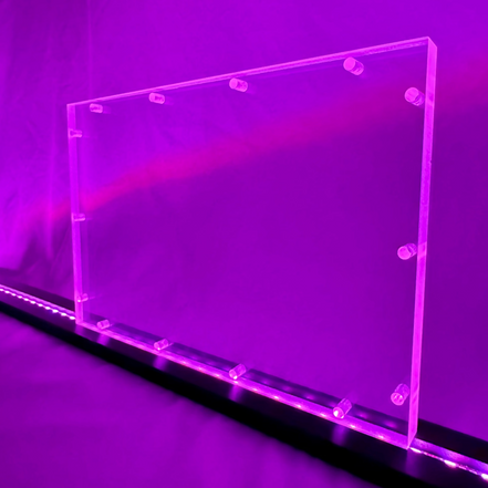 Sound Authority Plexiglass - 12" x 8" Blank Acrylic Window For Subwoofer Box