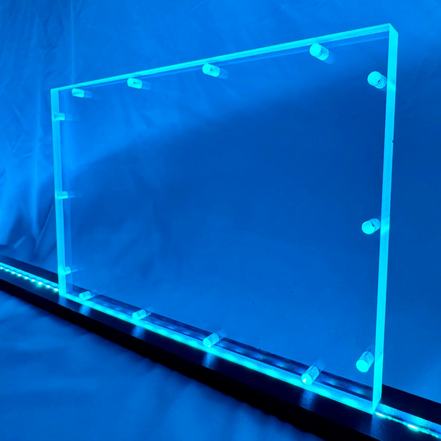 Sound Authority Plexiglass - 12" x 8" Blank Acrylic Window For Subwoofer Box