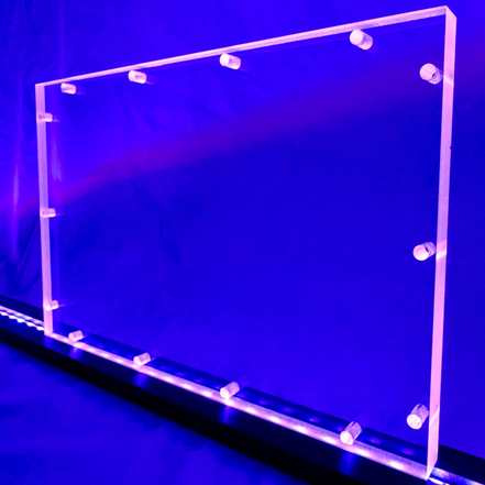 Sound Authority Plexiglass - 12" x 8" Blank Acrylic Window For Subwoofer Box