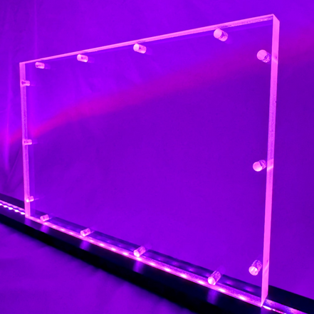 Sound Authority Plexiglass - 12" x 8" Blank Acrylic Window For Subwoofer Box