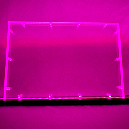 Sound Authority Plexiglass - 12" x 8" Blank Acrylic Window For Subwoofer Box