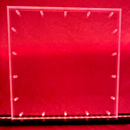 Sound Authority Plexiglass - 12" x 12" Blank Acrylic Window For Subwoofer Box