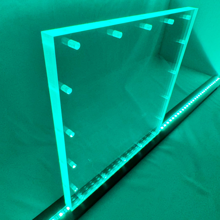 Sound Authority Plexiglass - 12" x 12" Blank Acrylic Window For Subwoofer Box