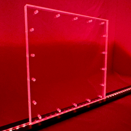 Sound Authority Plexiglass - 12" x 12" Blank Acrylic Window For Subwoofer Box