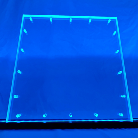 Sound Authority Plexiglass - 12" x 12" Blank Acrylic Window For Subwoofer Box