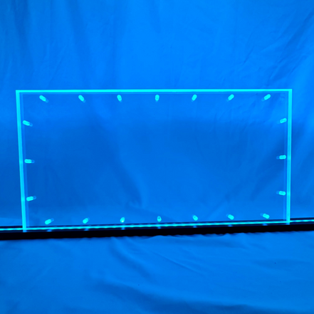 Sound Authority Plexiglass - 20" x 10" Blank Acrylic Window For Subwoofer Box