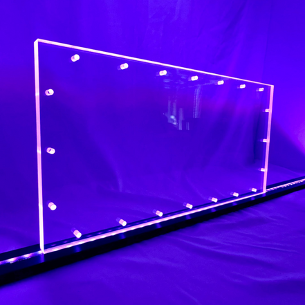 Sound Authority Plexiglass - 20" x 10" Blank Acrylic Window For Subwoofer Box