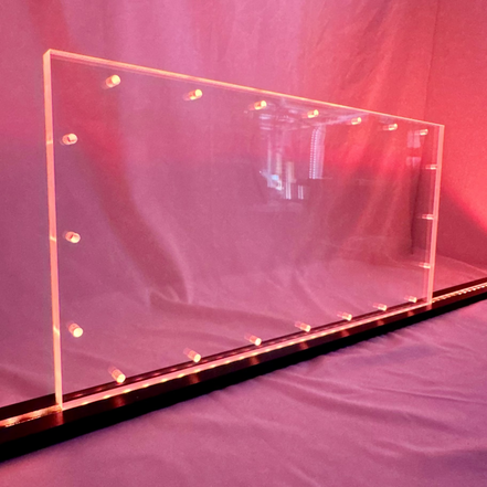 Sound Authority Plexiglass - 20" x 10" Blank Acrylic Window For Subwoofer Box