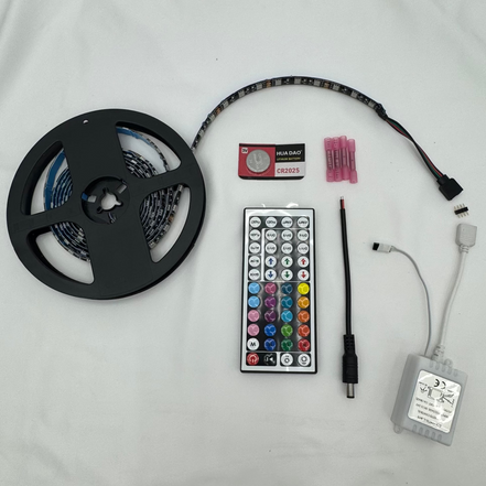 12 Volt Automotive & Marine LED Strip (RGB) W/ Remote. Multi Color Light Kit