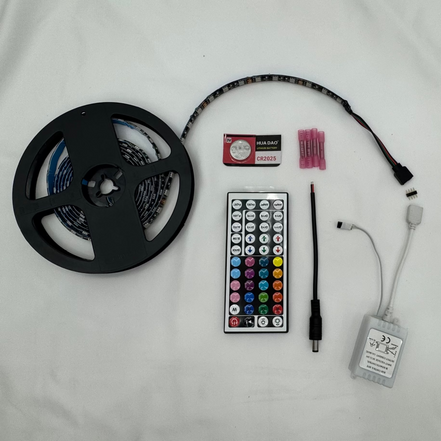 12 Volt Automotive & Marine LED Strip (RGB) W/ Remote. Multi Color Light Kit