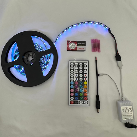 12 Volt Automotive & Marine LED Strip (RGB) W/ Remote. Multi Color Light Kit