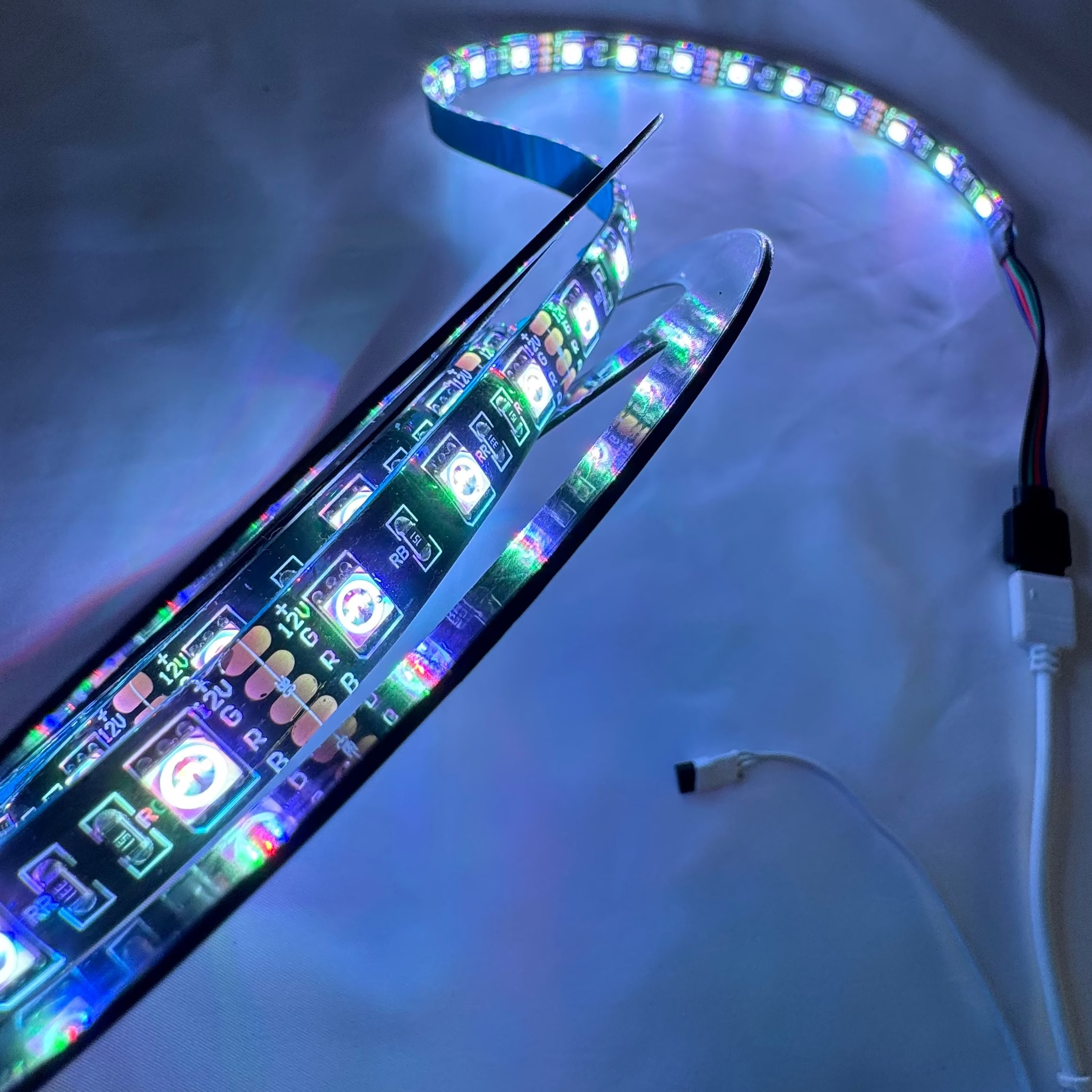 12 Volt Automotive & Marine LED Strip (RGB) W/ Remote. Multi Color Light Kit