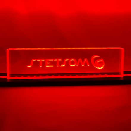 Sound Authority Plexiglass - 12" x 3" 3D Engraved Acrylic Window For Subwoofer Box