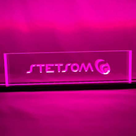 Sound Authority Plexiglass - 12" x 3" 3D Engraved Acrylic Window For Subwoofer Box