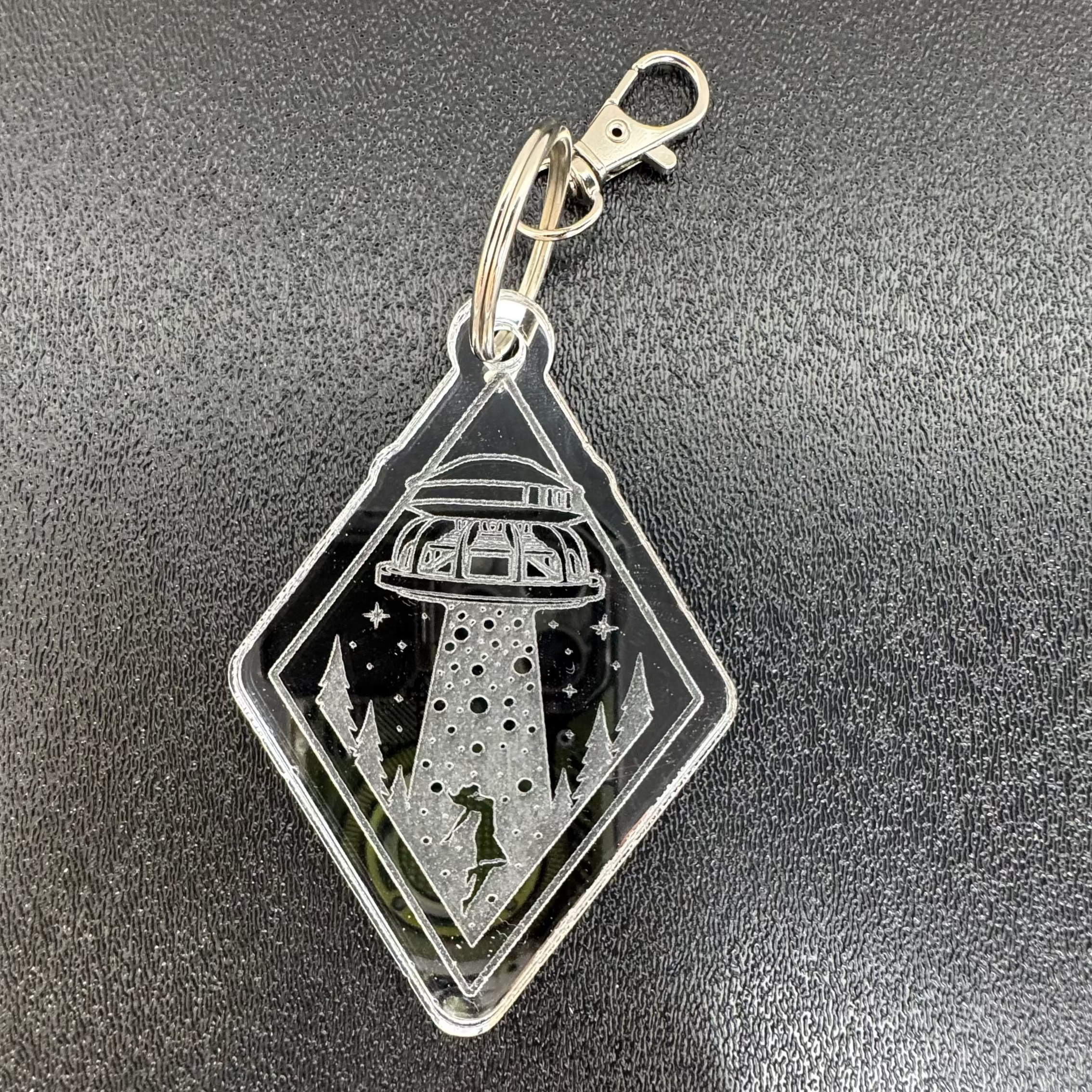 Louder Keychain UFO Sub Abduction