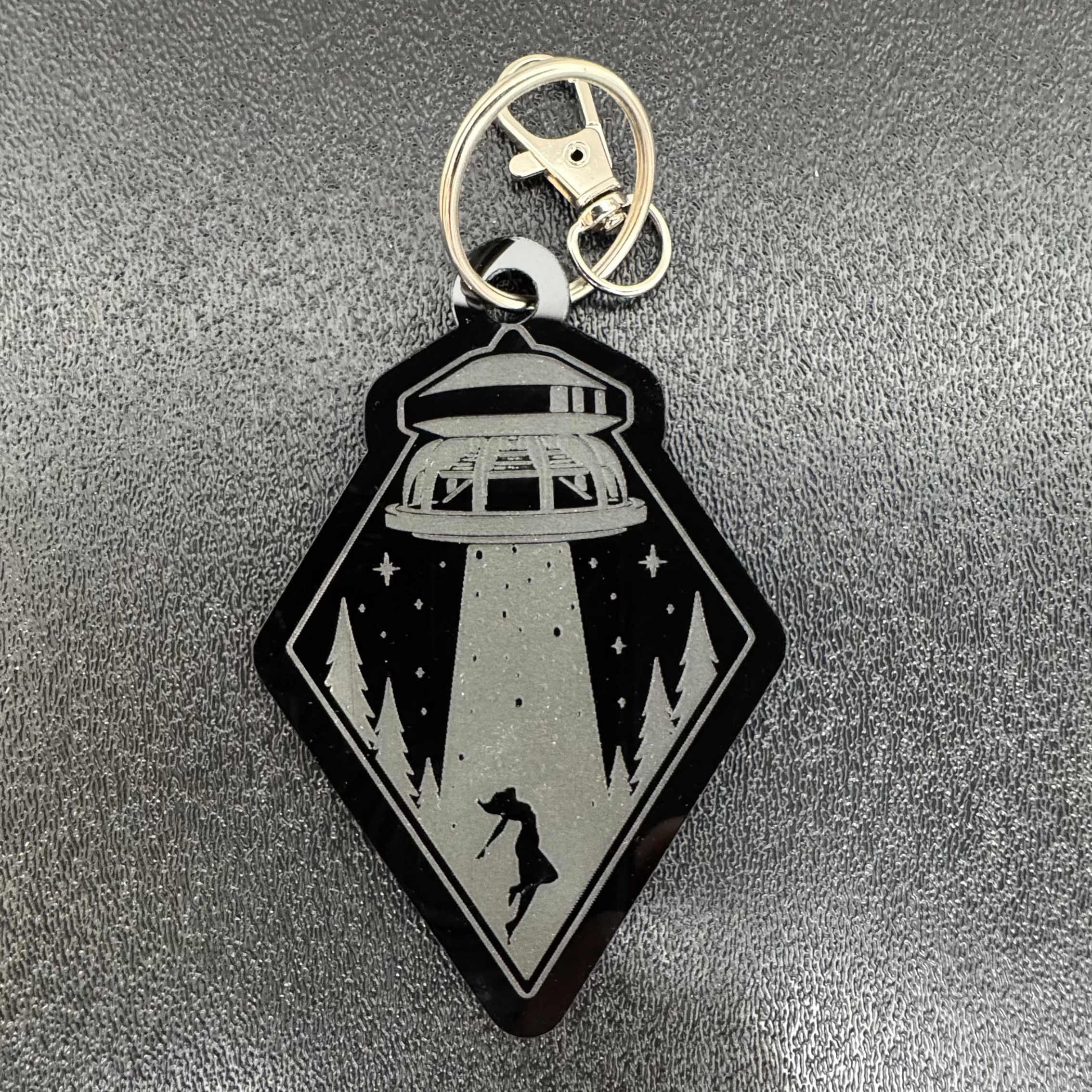 Louder Keychain UFO Sub Abduction