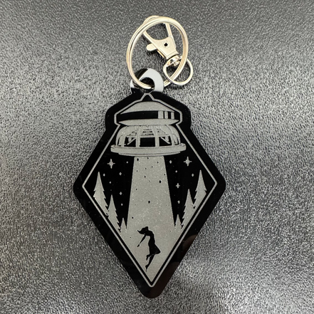 Louder Keychain UFO Sub Abduction
