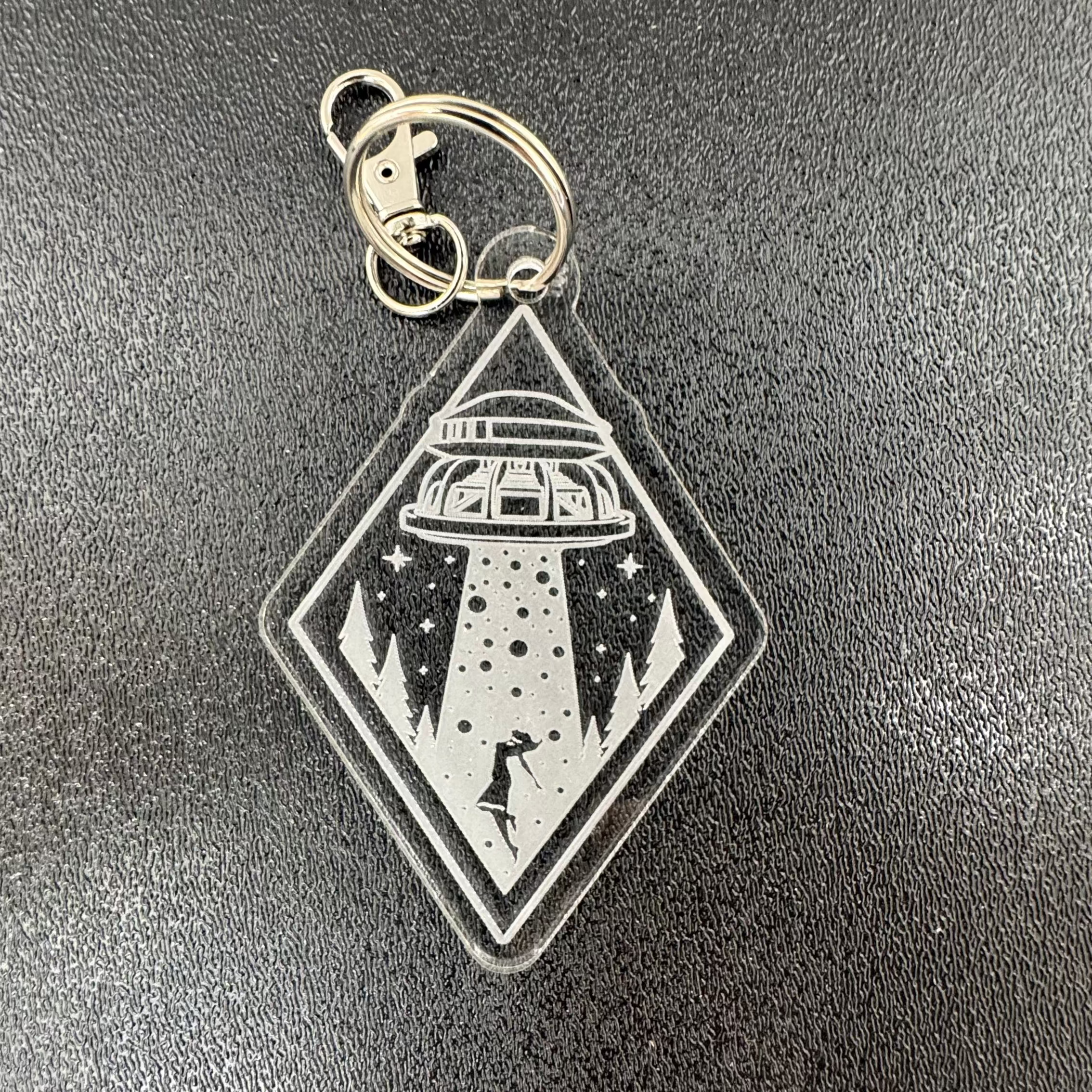 Louder Keychain UFO Sub Abduction