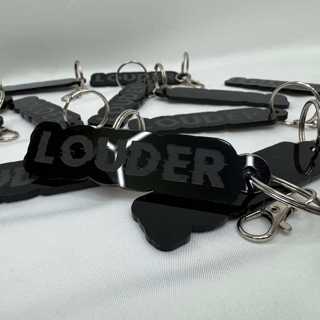 Louder Keychain