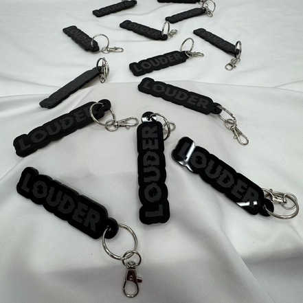 Louder Keychain