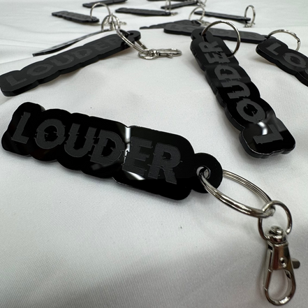 Louder Keychain