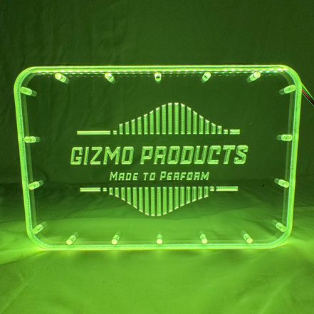 Sound Authority Plexiglass - 12" x 8" 3D Engraved Acrylic Window For Subwoofer Box