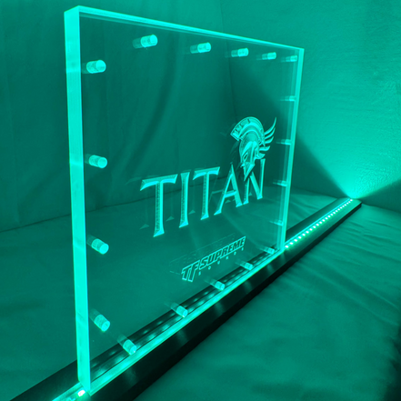 Sound Authority Plexiglass - 12" x 8" 3D Engraved Acrylic Window For Subwoofer Box