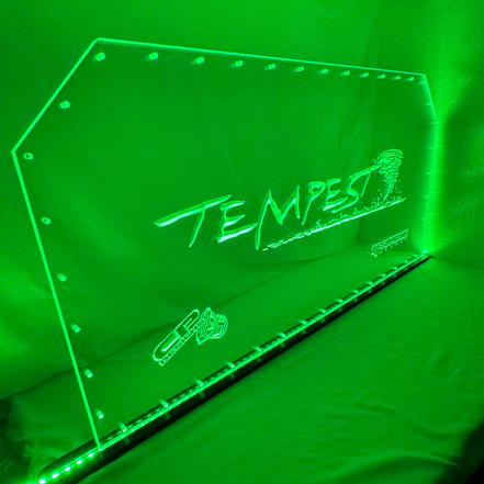 Sound Authority Plexiglass - 36" x 24" 3D Engraved Acrylic Window For Subwoofer Box