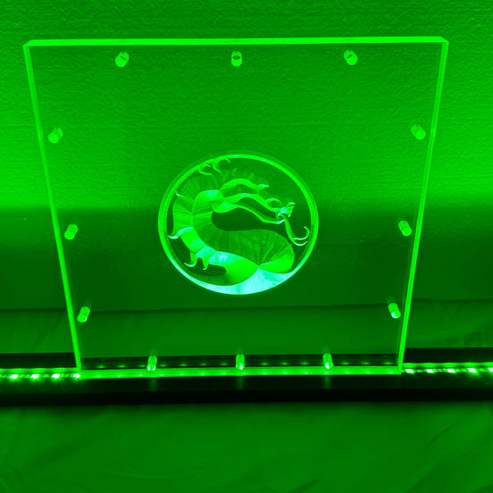 Sound Authority Plexiglass - 10" x 10" 3D Engraved Acrylic Window For Subwoofer Box - Sound Authority