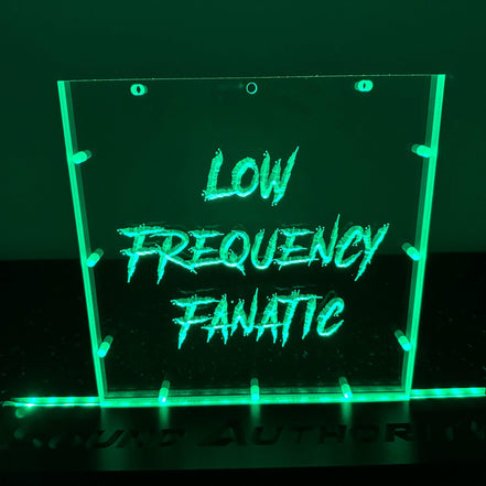 Sound Authority Plexiglass - 10" x 10" 3D Engraved Acrylic Window For Subwoofer Box - Sound Authority