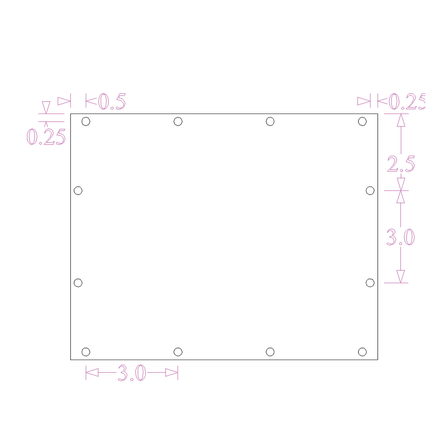 Sound Authority Plexiglass - 10" x 8" 3D Engraved Acrylic Window For Subwoofer Box - Sound Authority
