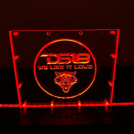 Sound Authority Plexiglass - 10" x 8" 3D Engraved Acrylic Window For Subwoofer Box - Sound Authority