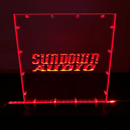 Sound Authority Plexiglass - 12" x 12" 3D Engraved Acrylic Window For Subwoofer Box - Sound Authority