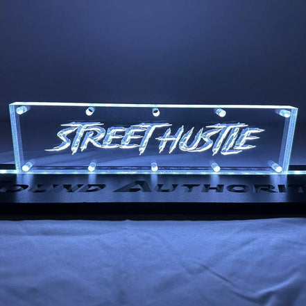 Sound Authority Plexiglass - 12" x 3" 3D Engraved Acrylic Window For Subwoofer Box - Sound Authority