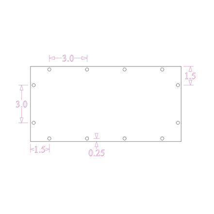 Sound Authority Plexiglass - 12" x 6" Blank Acrylic Window For Subwoofer Box - Sound Authority