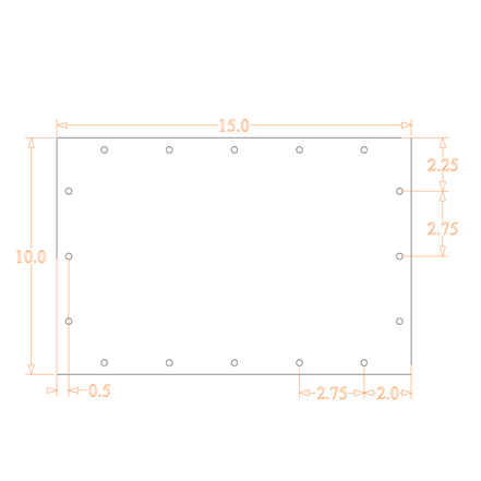 Sound Authority Plexiglass - 15" x 10" 3D Engraved Acrylic Window For Subwoofer Box - Sound Authority